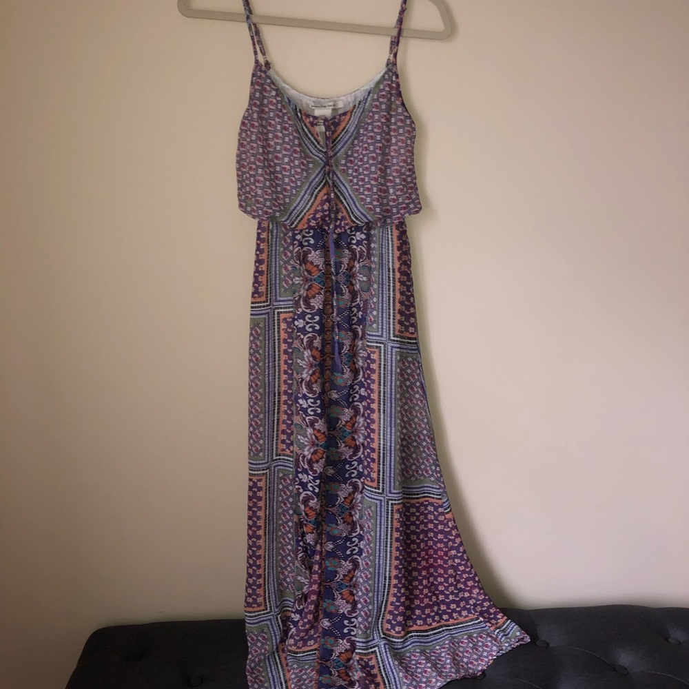 Patterned maxi dress